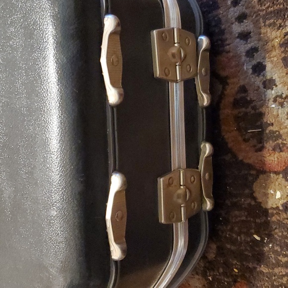 Vintage Jet Flite Train Case Round Suitcase Luggage Gray Tri-Taper 60s - Picture 13 of 13